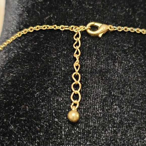 Vintage 1980's Goldtone Necklace - Picture 4 of 8
